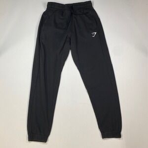 Gymshark Joggers‎ Sweatpants Black Logo Size S Athletic Fit Casual Mens Womens